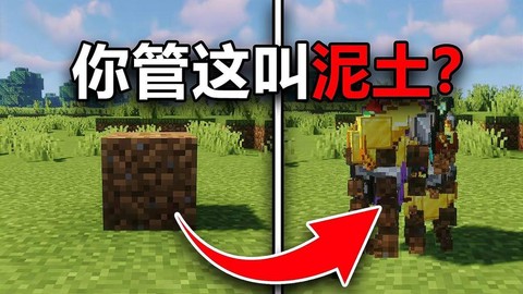 我的世界泥土怎么长草