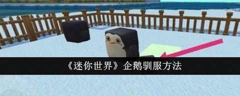 迷你世界怎么训服企鹅[图2]