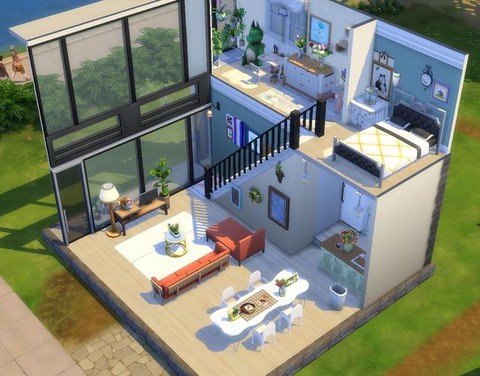 模拟人生4怎么造房子