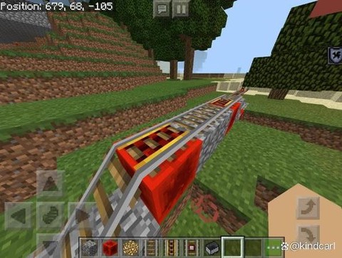 迷你世界铁轨怎么通电