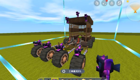 迷你世界怎么坐上车